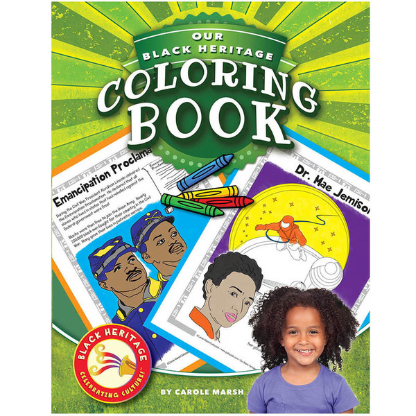 Gallopade Our Black Heritage Coloring Book 9780635117953
